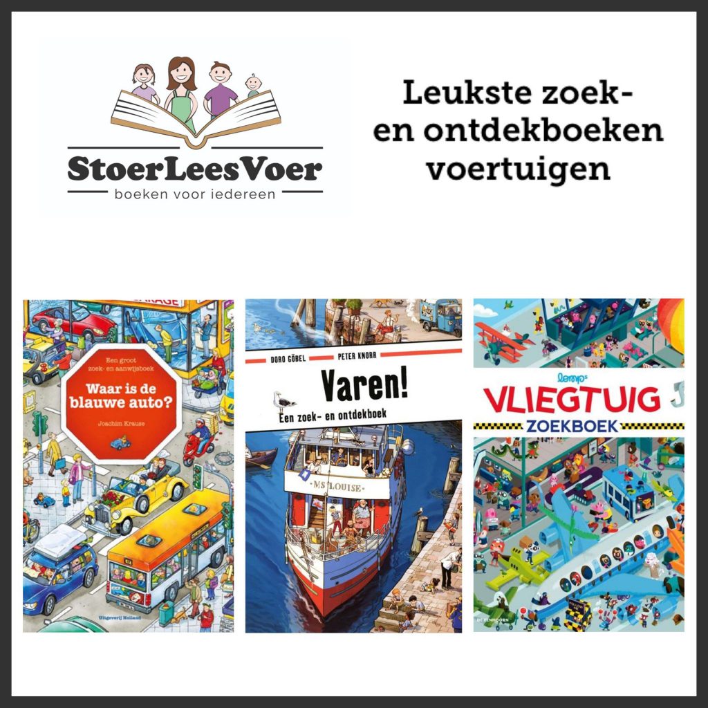 hoofd Zoek en ontdekboeken voertuigen