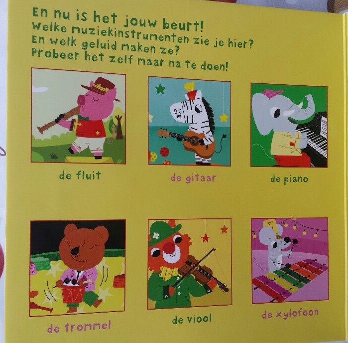 muziek boek peuters