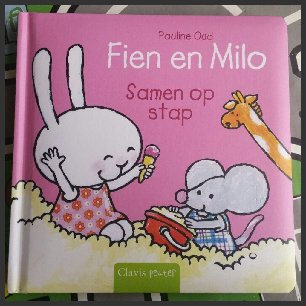 hoofd Fien en Milo samen op stap