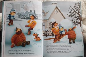 prentenboek met sneeuwpret