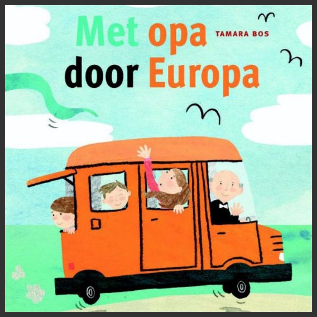 hoofd met opa door europa