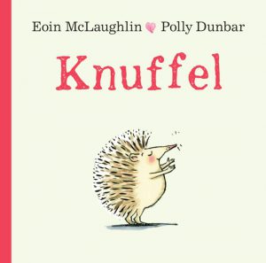 Knuffel omkeerbaar prentenboek van Eoin Mclaughlin en Polly Dunbar. Over knuffels geven