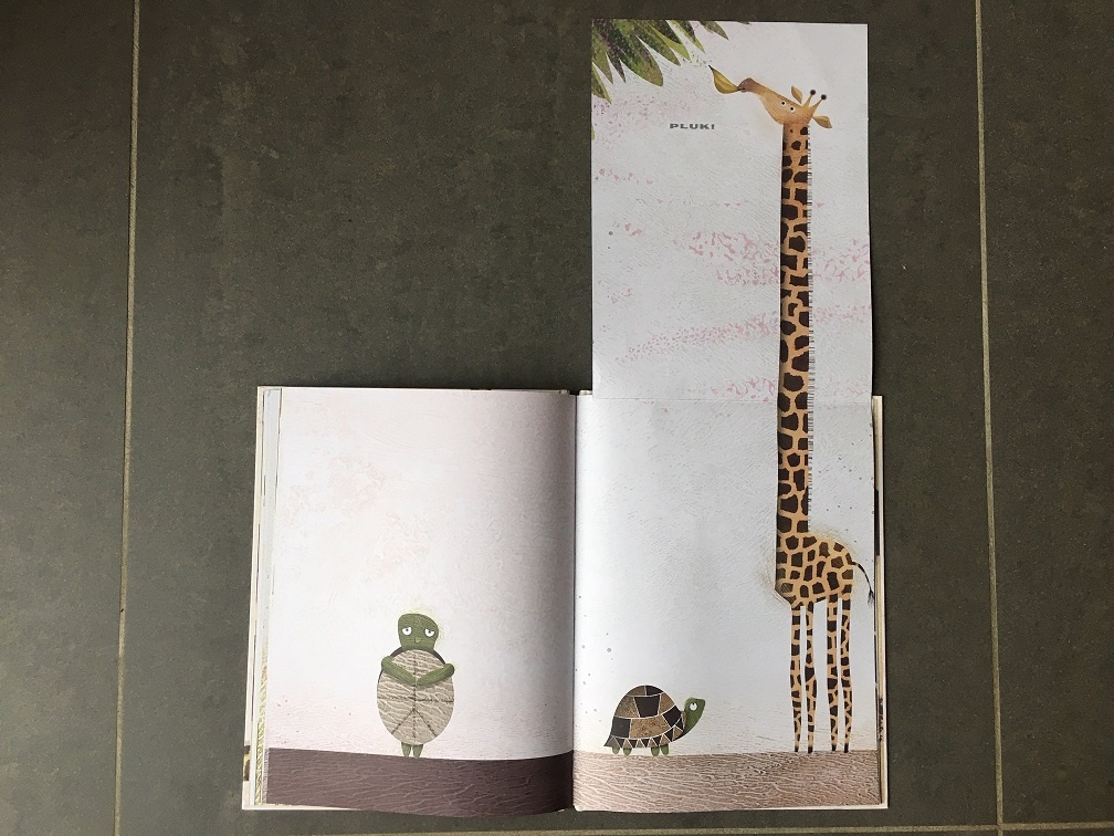 Een giraf met een probleem Gottmer kinderboeken uitklapbaar prentenboek