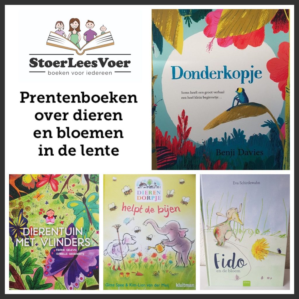 4 prachtige prentenboeken over dieren en bloemen in de lente. En over doorzettingsvermogen, liefde, vriendschap, samenwerken en geduld