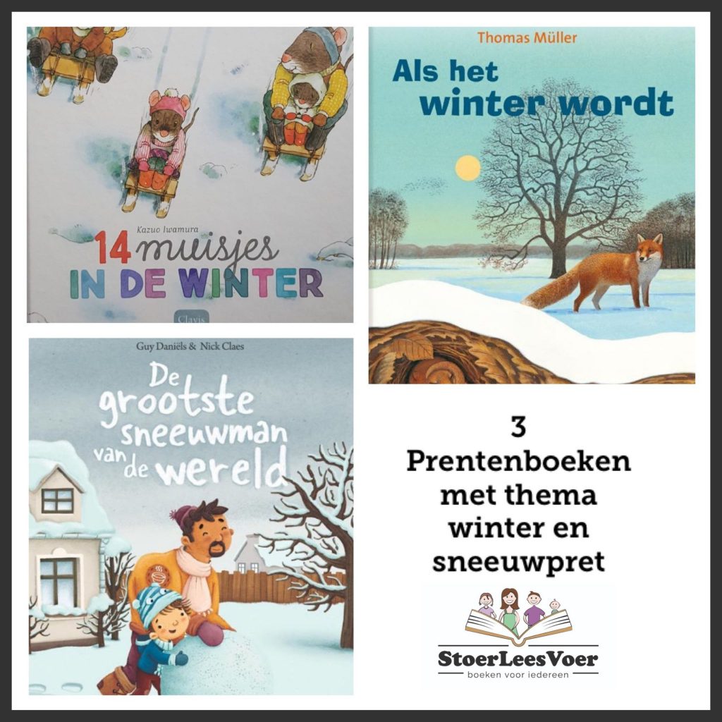 hoofd Winter prentenboeken met sneeuwpret