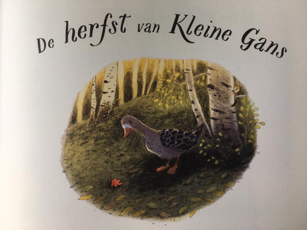 de herfst van kleine gans