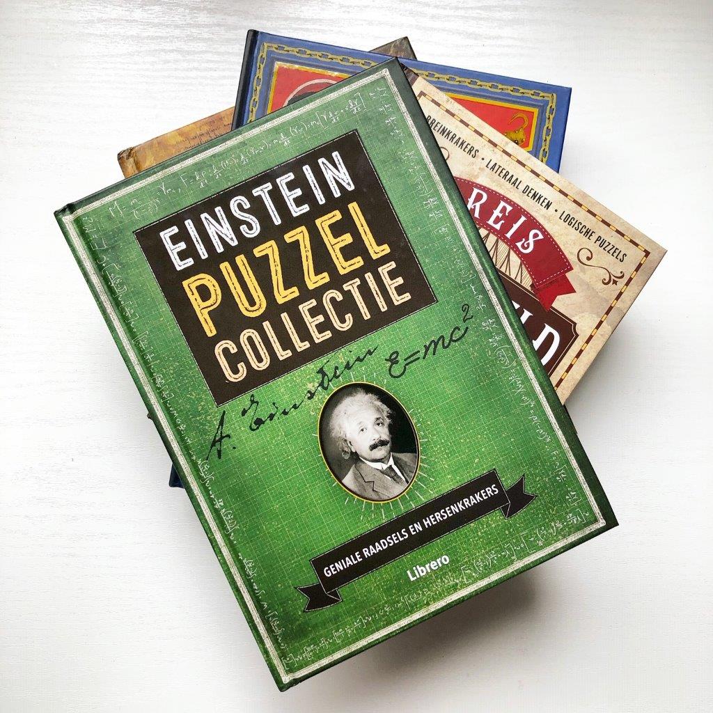 Vier puzzel- en raadselboeken die je wilt hebben