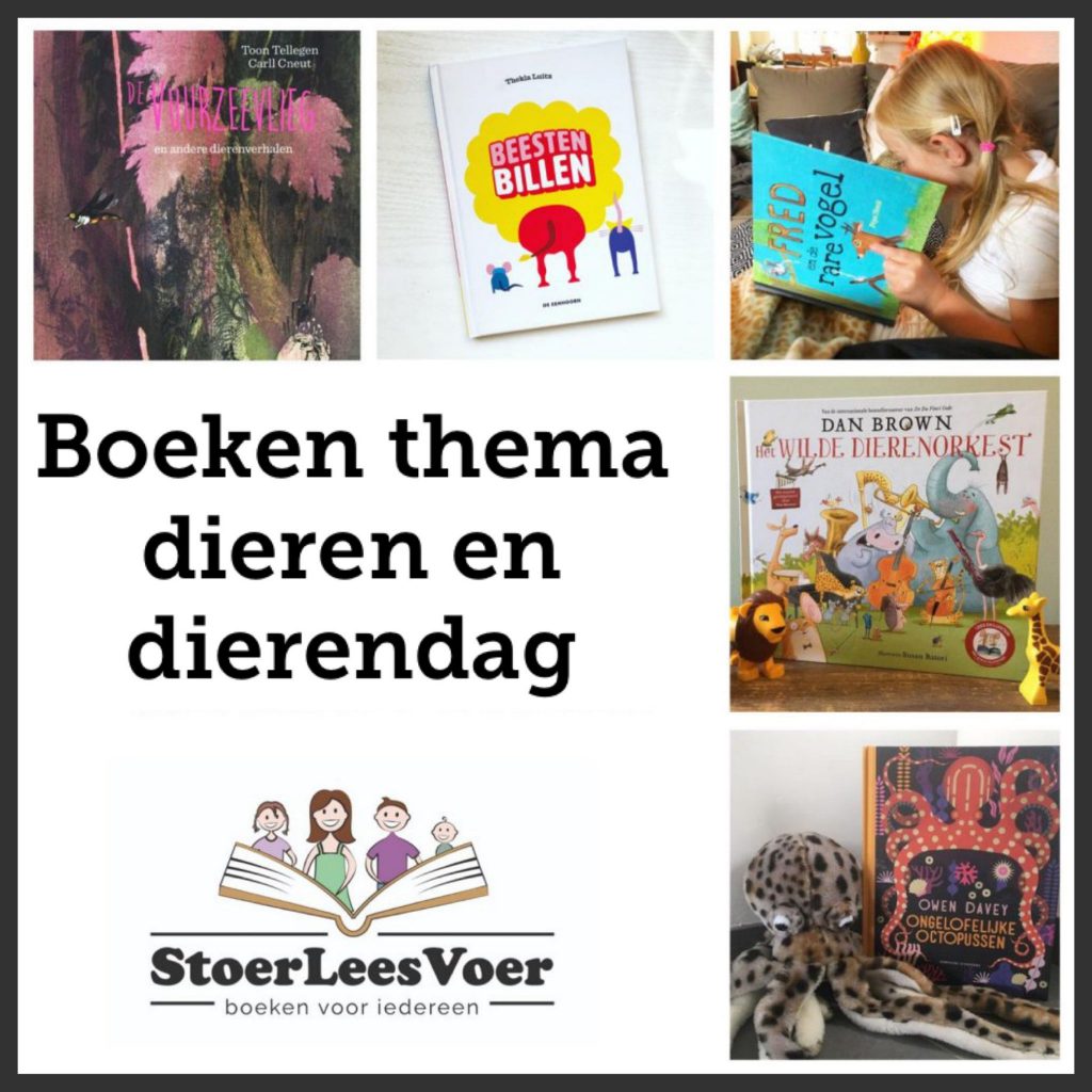 hoofd Boeken thema dieren en dierendag