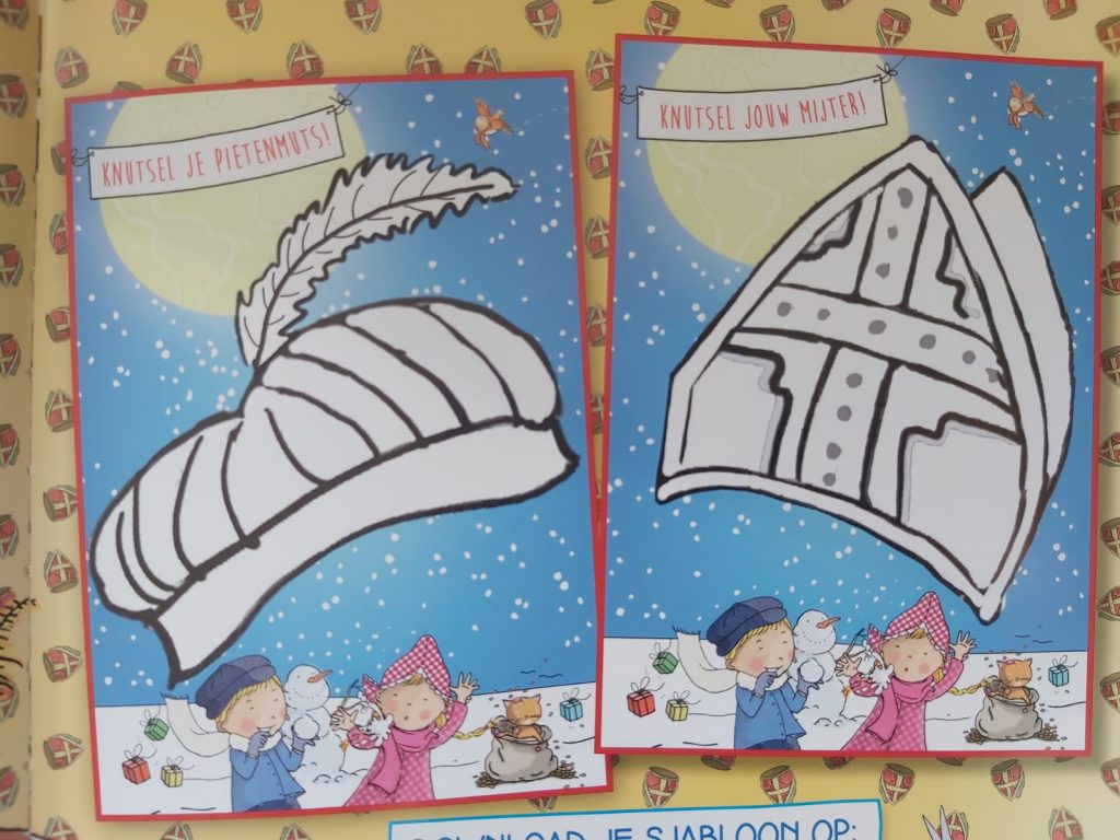 Fien & Teun spelen Sinterklaas en Pietje