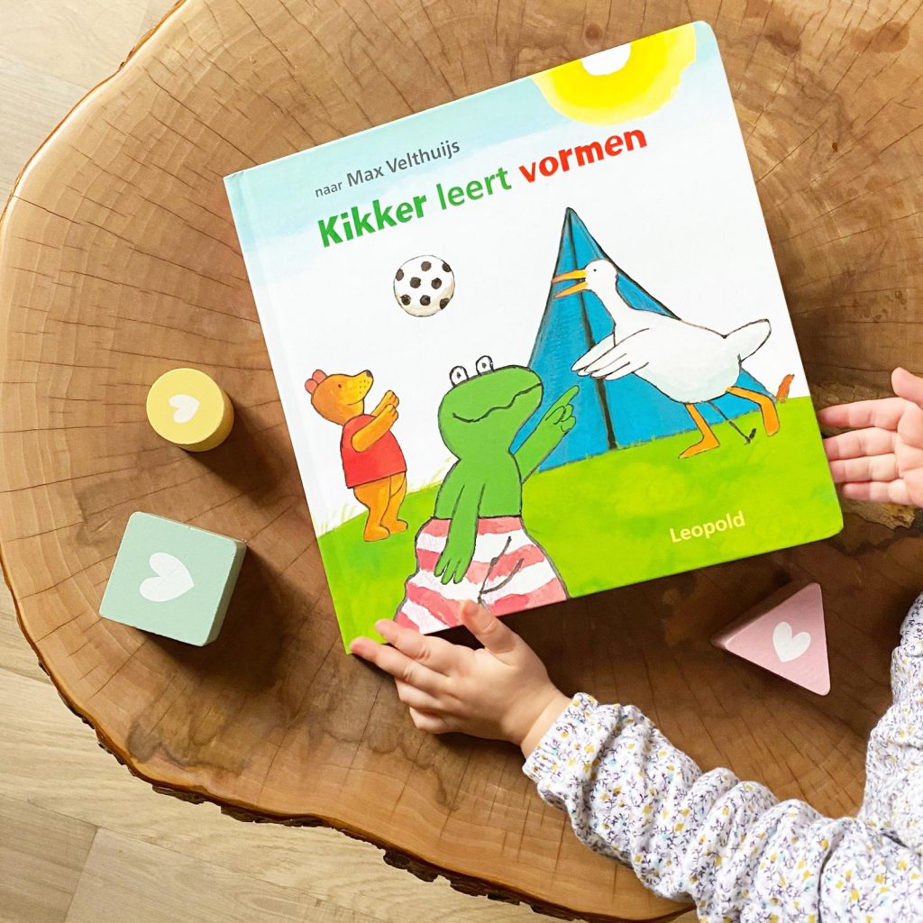 kikker leert vormen