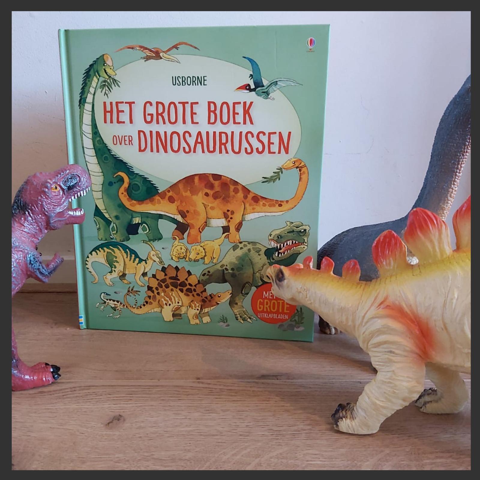 metriek winnaar Habitat Het grote boek over dinosaurussen, een uitklapboek van Usborne