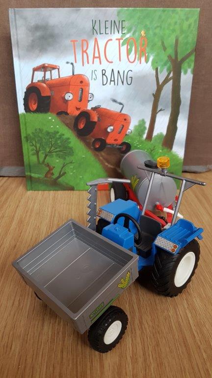 Kleine Tractor is bang