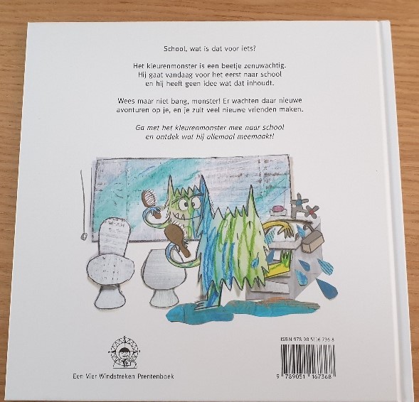 Het kleurenmonster gaat naar school
