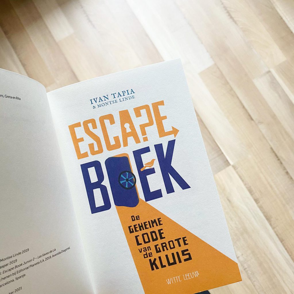 escape boek geheime code van de grote kluis