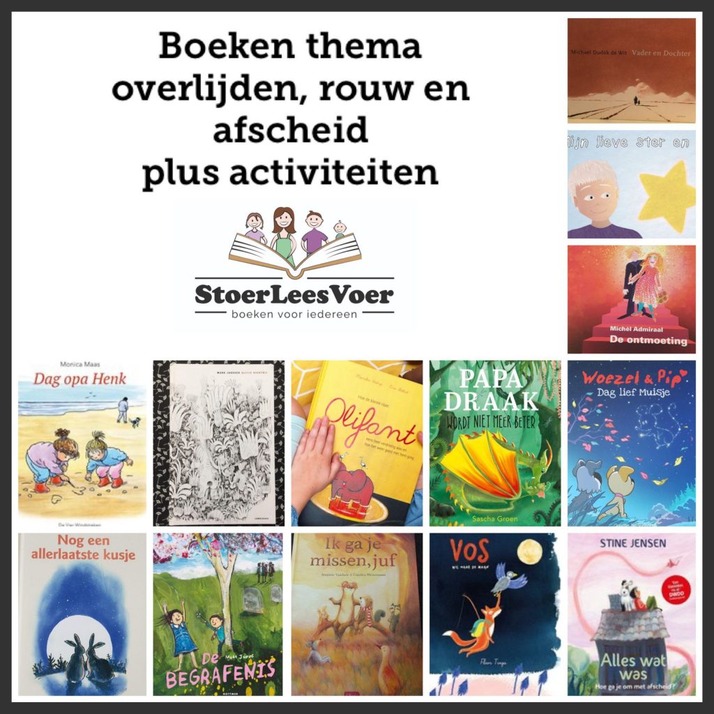 hoofd Boeken thema overlijden, rouw en afscheid