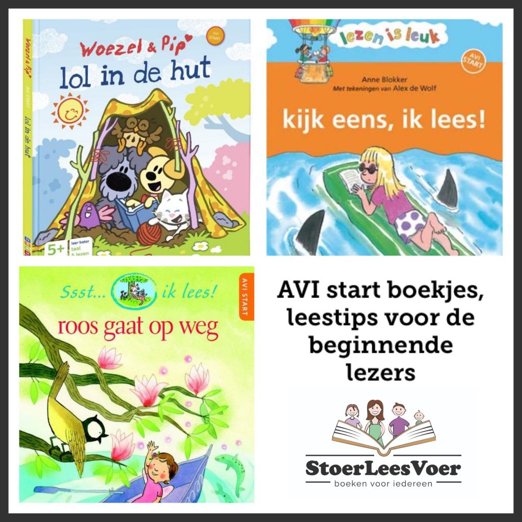 hoofd AVI start boekjes, een verzameling leestips voor de beginnende lezers