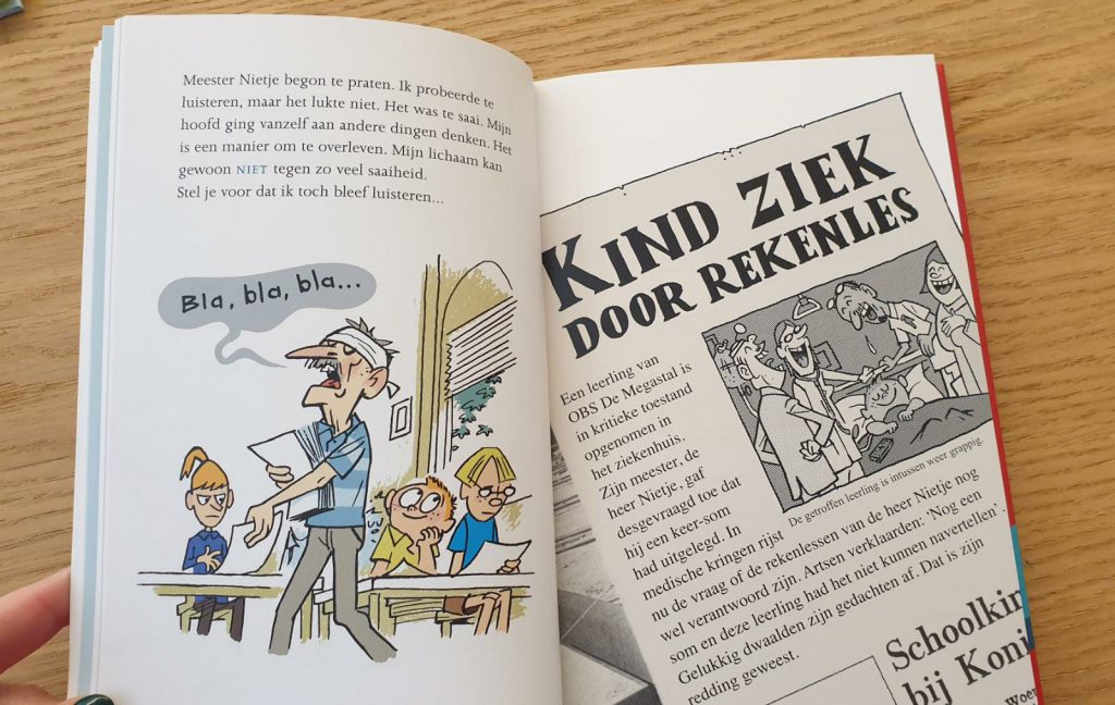 kind ziek op rekenles