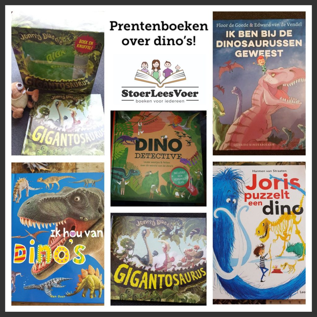 hoofd Prentenboeken over dino's