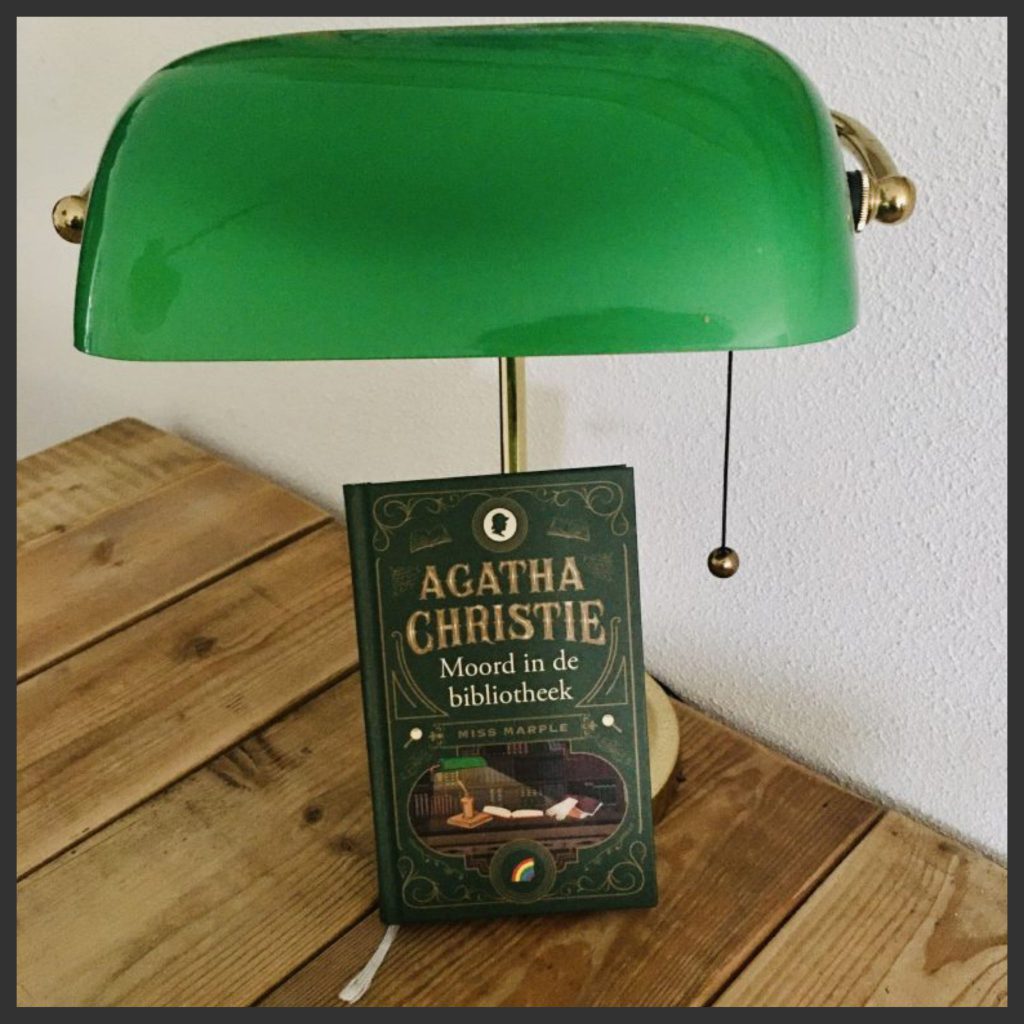 hoofd Moord in de bibliotheek, een Agatha Christie
