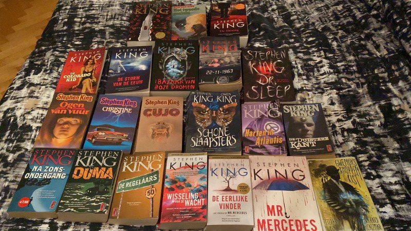alle boeken van stephen king