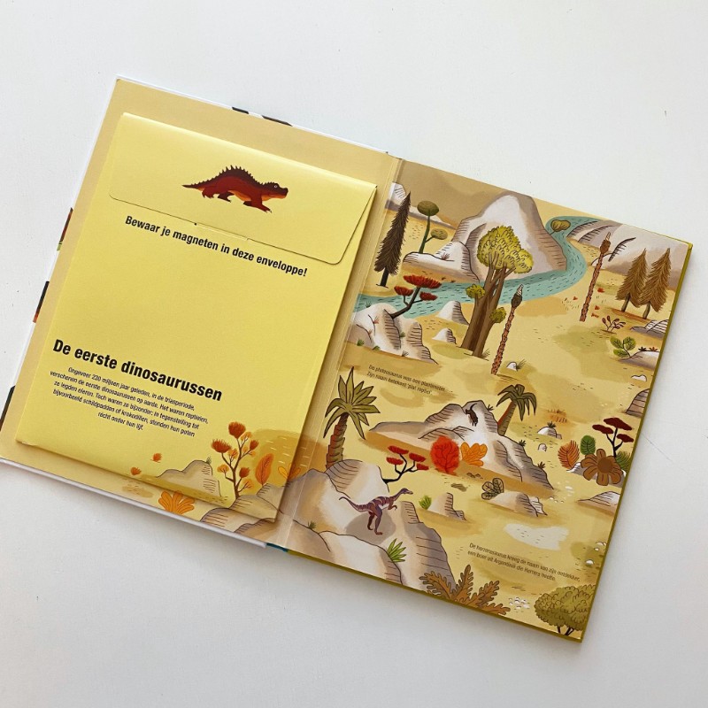 Magneetboek dinosaurussen en andere prehistorische dieren