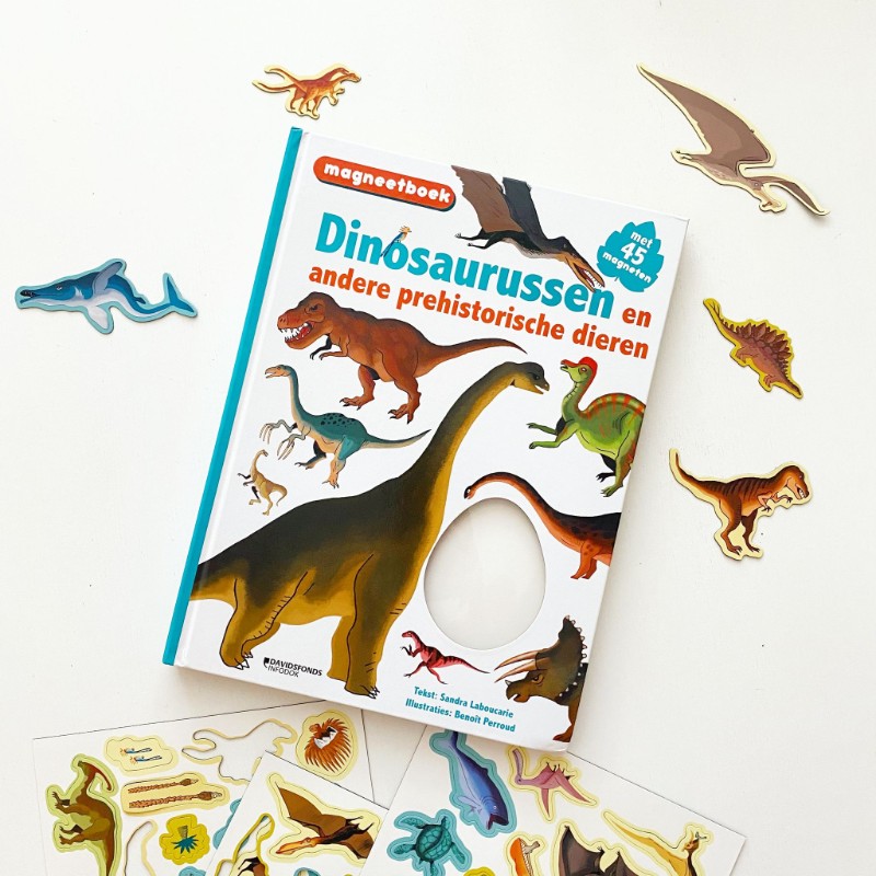 Magneetboek dinosaurussen en andere prehistorische dieren