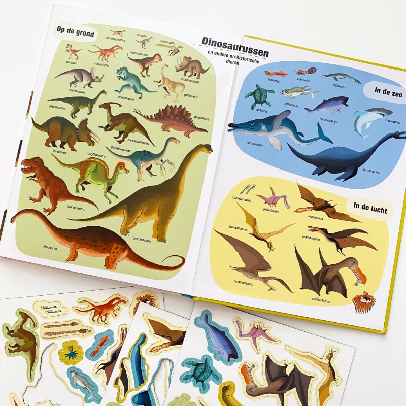 Magneetboek dinosaurussen en andere prehistorische dieren