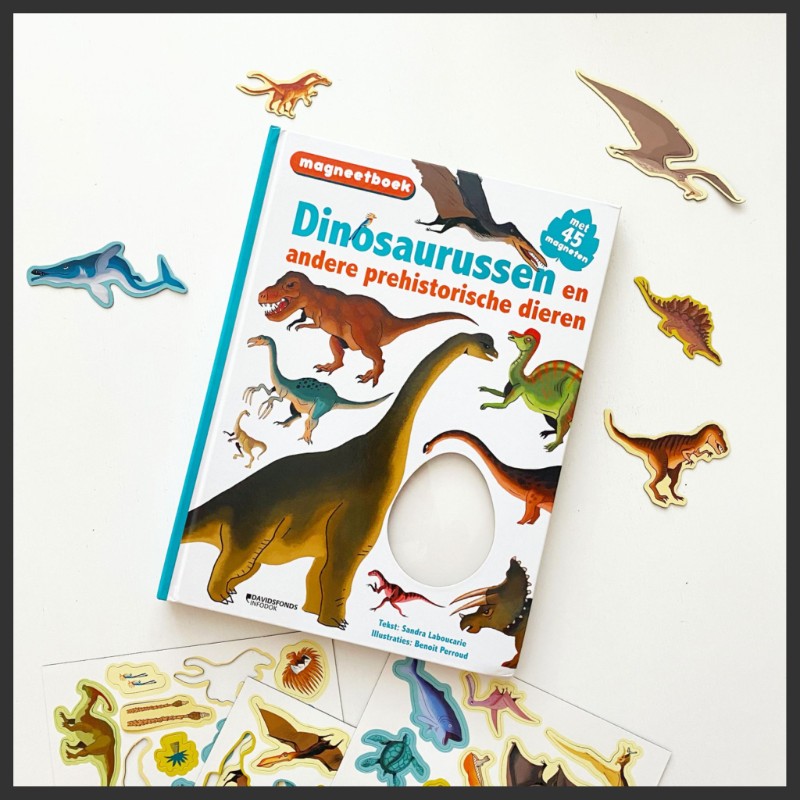 hoofd Magneetboek dinosaurussen en andere prehistorische dieren