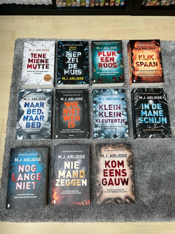 Nog lange niet arlidge boekenserie