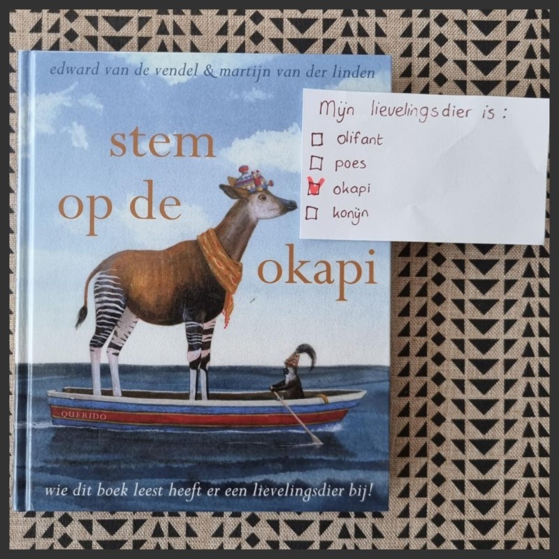 hoofd Stem op de okapi
