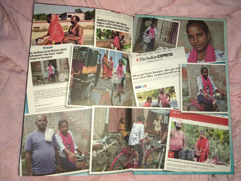 Het meisje dat door India fietste