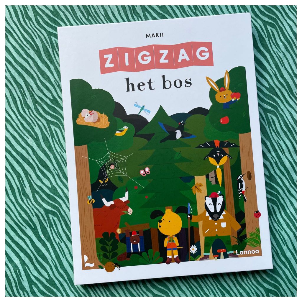 Zigzag het bos