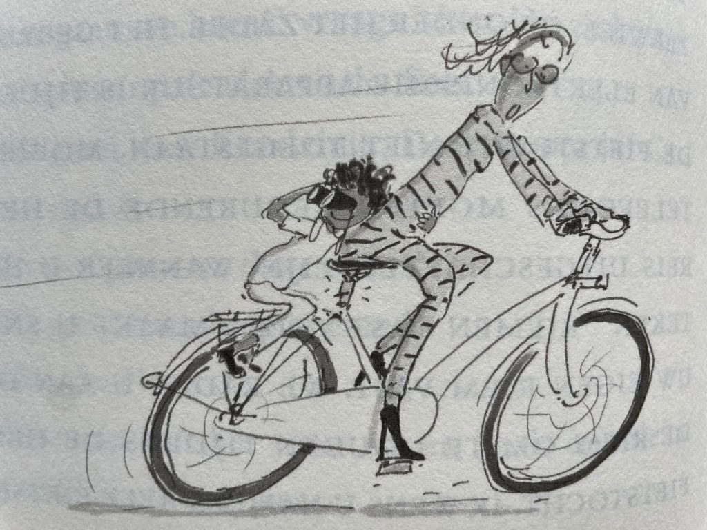 oma op de fiets