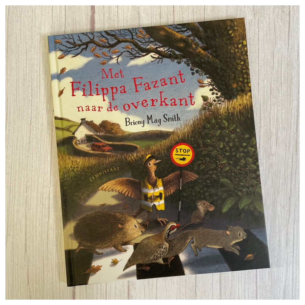 Met Filippa fazant naar de overkant