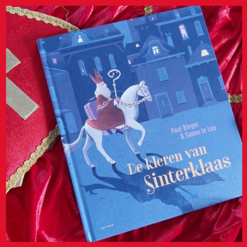 hoofd de kleren van Sinterklaas