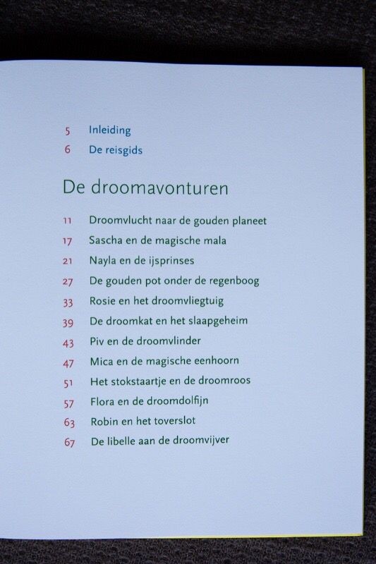 inhoudsopgave