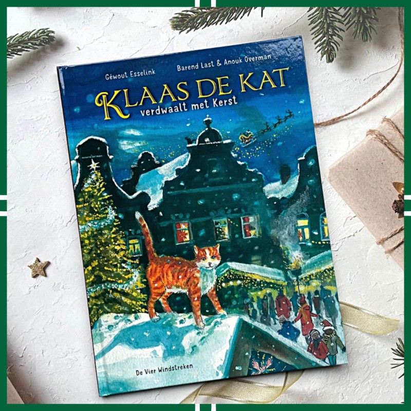 hoofd Klaas de Kat verdwaalt met Kerst