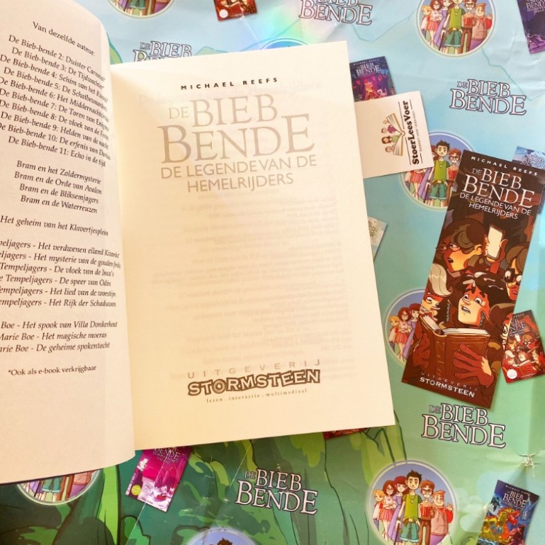 alle boeken en schutblad