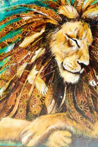 illustratie manen van de leeuw door yvon van oels