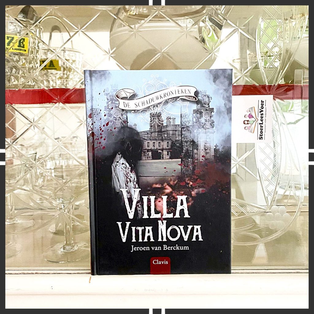 hoofdfoto met kader van voorkant de schaduwkronieken jeugdhorror Villa Vita Nova