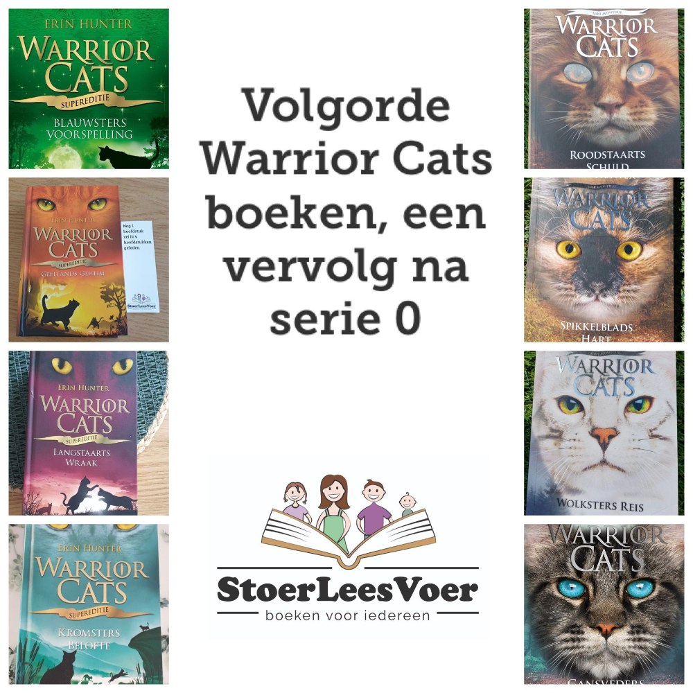 Volgorde Warrior Cats boeken vervolg na serie 0