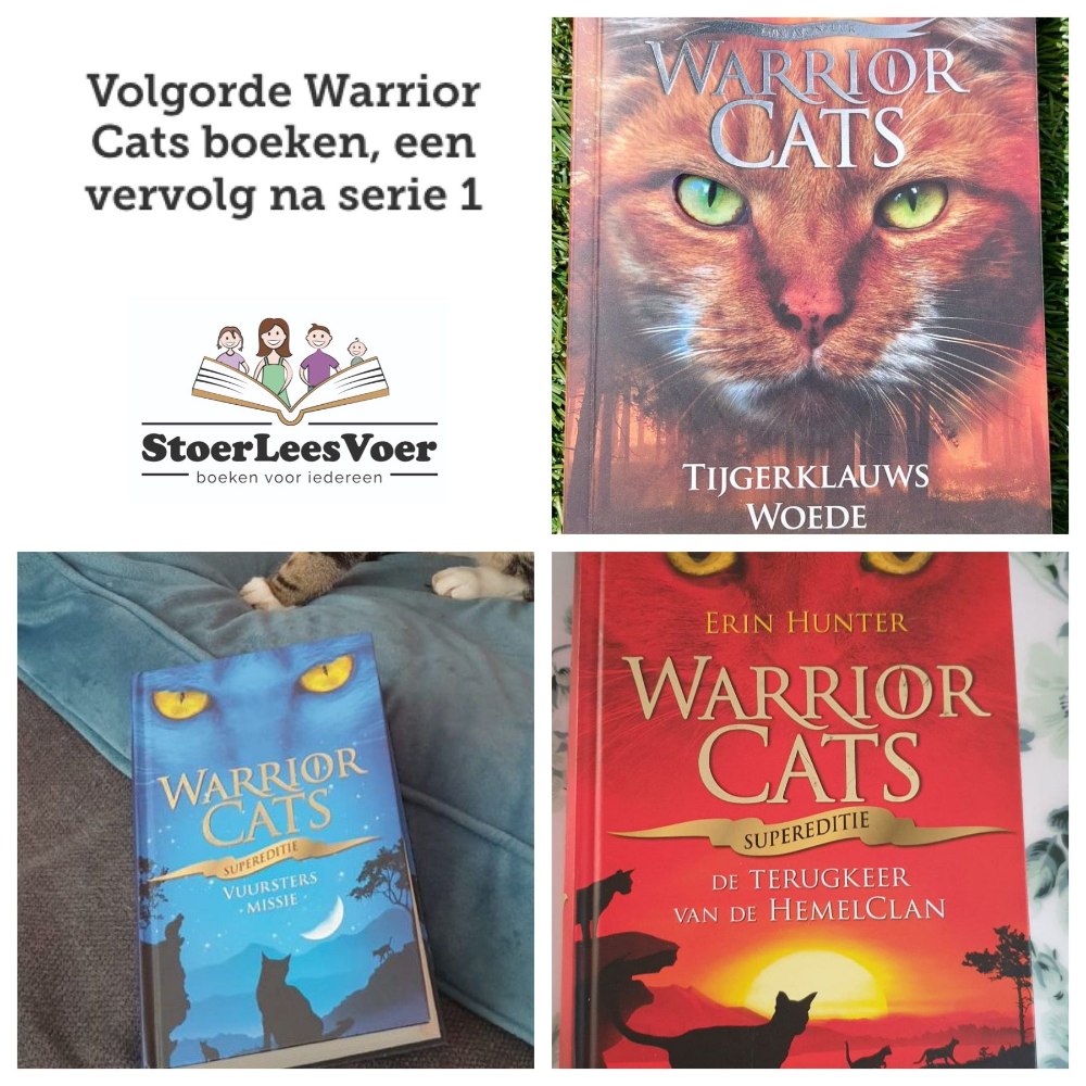 Volgorde Warrior Cats boeken vervolg na serie 1