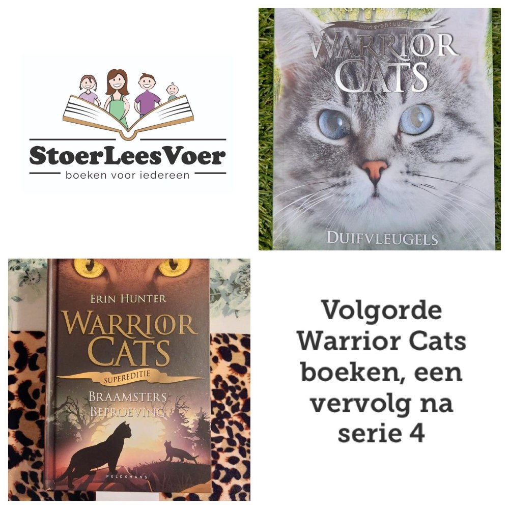 Volgorde Warrior Cats boeken vervolg na serie 4