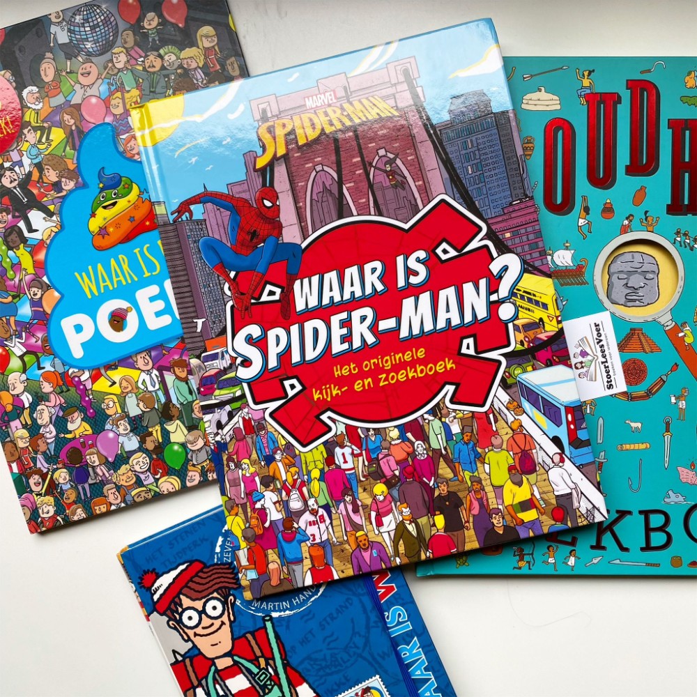 Waar is Spider-man? zoekboeken