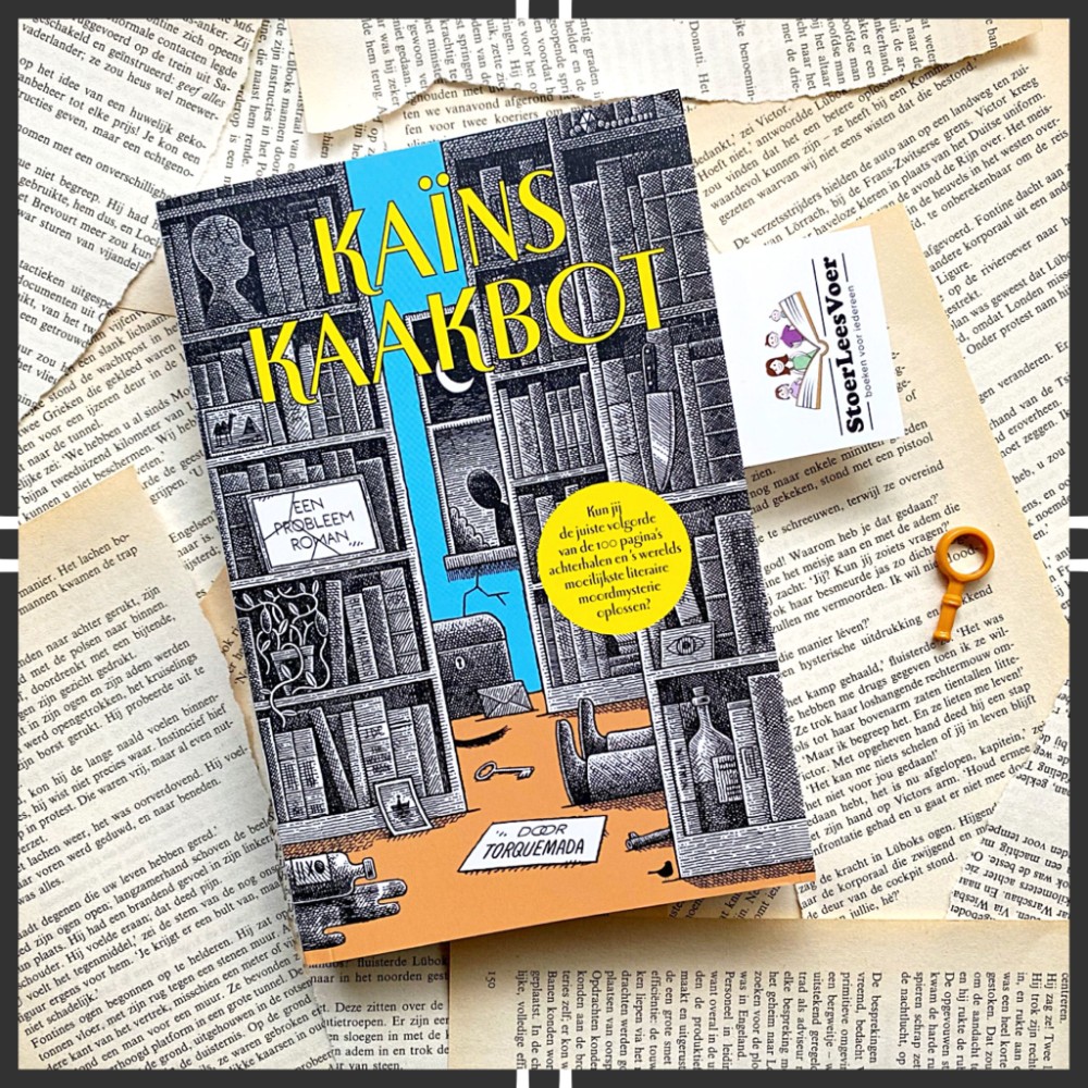 hoofd kader Kaïns kaakbot; een literair moordmysterie, de moeilijkste wereld puzzelboek