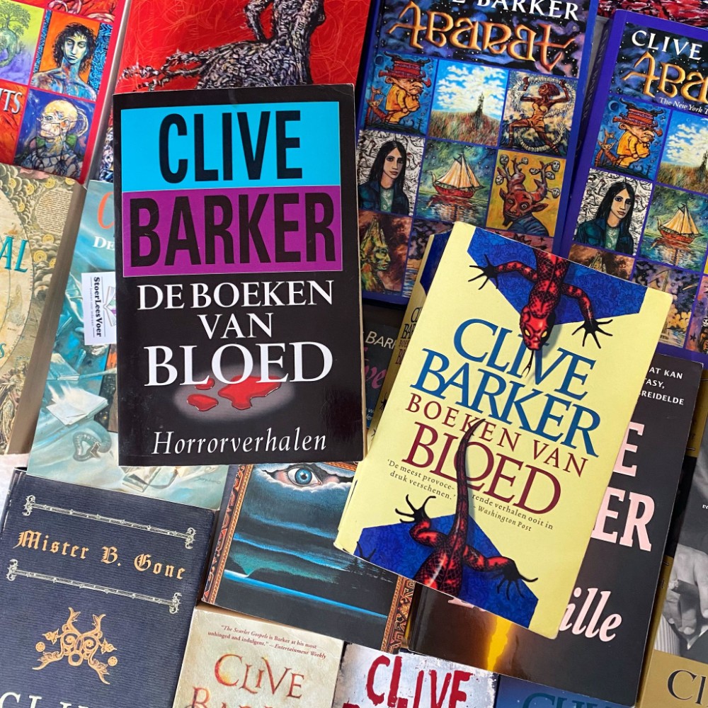 boeken van bloed Alle boeken van Clive Barker