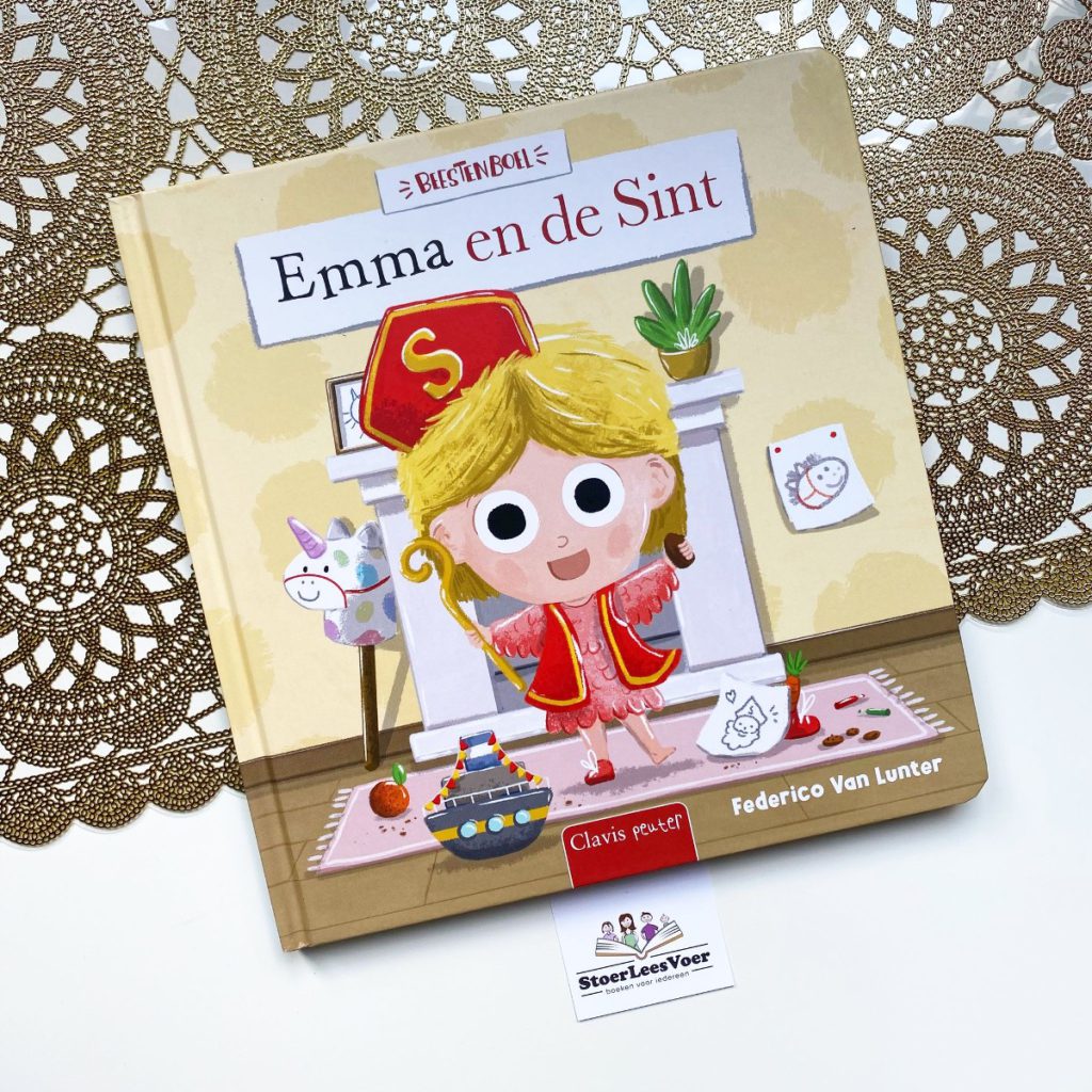 Emma en de Sint cover voorkant federico van lunter beestenboel sinterklaas piet