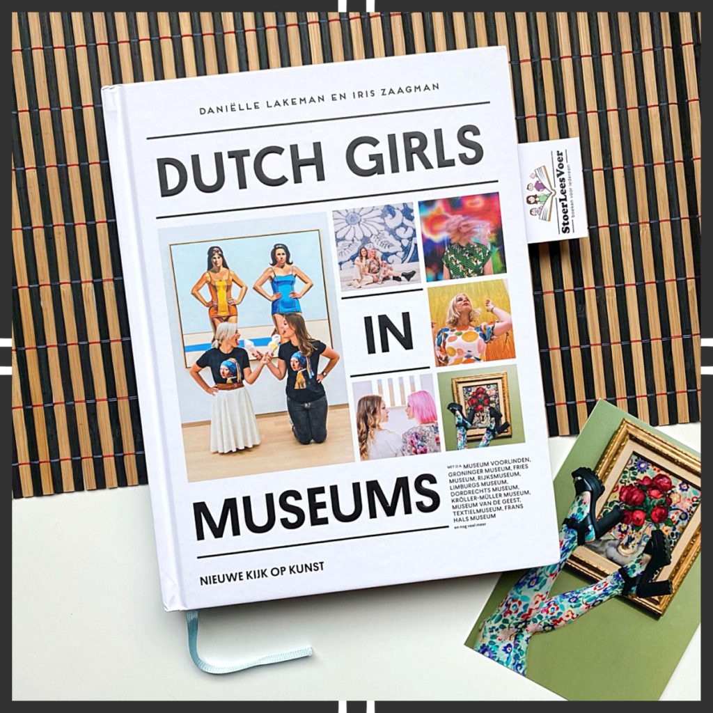 Dutch Girls in Museums voorkant kader cover zaagman lakeman musea kunst gids
