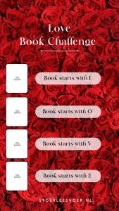 Bookish templates & reading challenges love book challenge gratis format delen social media