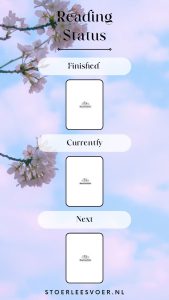 Bookish templates & reading challenges gratis format gelezen boeken bijhouden invullen delen lezen boekenblog bloemen